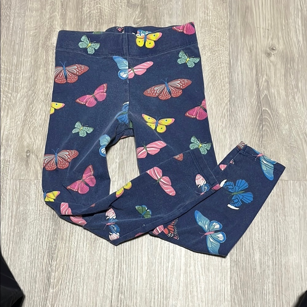 Boden Butterfly Print Kids Leggings 5-6